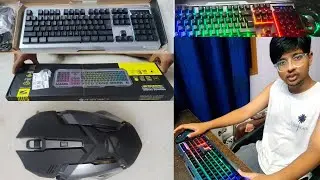Zebronics Zeb Transformer pro- wireless gaming keyboard and mouse combo unboxing n review 🔥#unboxing