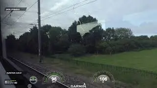 Thameslink Class 700 Acceleration 0-100mph (160km/h) St Albans City to West Hampstead