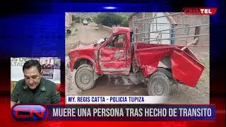 CN - MUERE UNA PERSONA EN PEÑA AMARILLA TRAS CHOQUE ENTRE DOS VEHICULOS