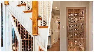 75 Brown Floor And Gray Floor Wine Cellar Design Ideas You'll Love ⭐️