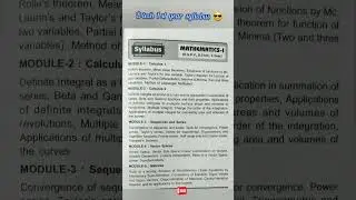 B tech 1st year  M1 syllabus// #btech_m1 #enginneering_math_syllabus_M1 #enginneer #cse