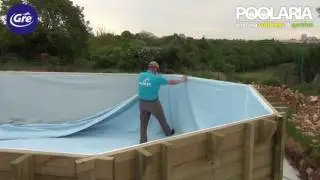 Instalación de una piscina de madera Gre