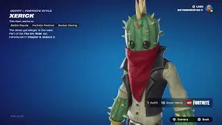 *NEW* XERICK STARTER PACK SKIN BUNDLE NOW IN FORTNITE ITEM SHOP CHAPTER 6 SEASON 2 USE CODE OUTSIDER