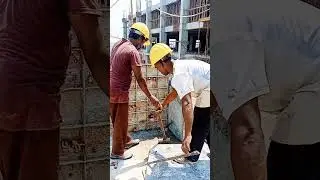 RCC Building Column Shuttering Work | Practical Site Job#rj94bangla