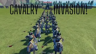 Massive Cavalry Invasion On Castle Siege!| Roblox warlords