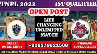 Eliminator Match TNPL 2022 _ Madurai Panthers vs Lyca Kovai Kings Match Prediction
