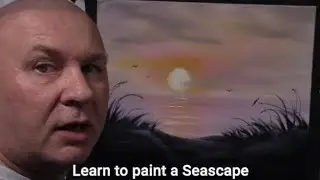 sunset oil painting tutorial for beginners