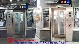 Checking out the BRAND NEW Elevators at the Woodhaven Boulevard Subway Station! (BMT Jamaica Line)