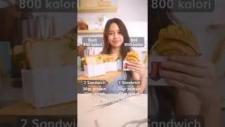 MAKAN 2 ROTI YANG BIKIN KURUS #menudiet