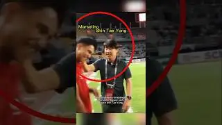 Momen lucu Shin Tae Yong jewer Marselino #shorts #timnasindonesia #shintaeyong