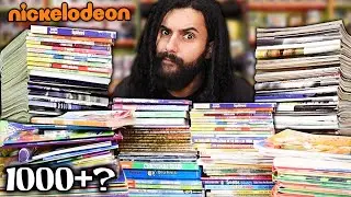Cleaning And Counting My Entire Spongebob and Nickelodeon Book Collection