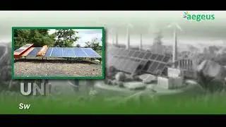 Water Less Cleaning Technology for Solar Panels by Aegeus Technologies