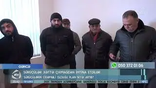 Avtobus sürücüləri işə çıxmaqdan imtina ediblər