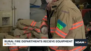Local fire departments receive some new equipment