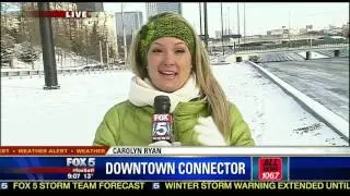 Atlanta ice storm 2014 - Fox5 morning news from 1/29/14