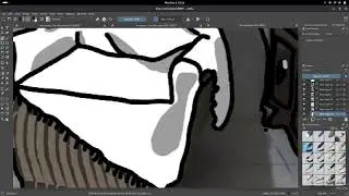 New room drawing time lapse.