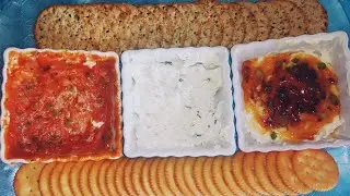 Cream Cheese dip-quick appetizer  idea three way to make it
