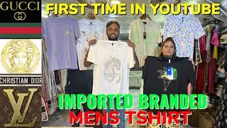 Imported Mens T-shirt Brand Like - Gucci Dior LV Versace  | WHOLESALE & RETAIL From Direct Warehouse