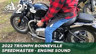 2022 Triumph Bonneville Speedmaster start-up & engine sound