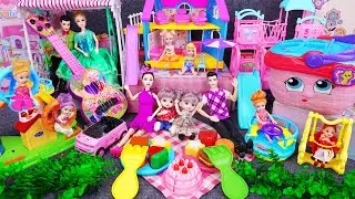 23 Minutes Satisfying with Unboxing Barbie Princess Bed & Bedroom Collection Toys Review | ASMR