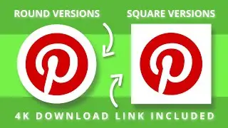Pinterest Logo - Icon Animated | Green Screen | Free Download | 4K 60 FPS !