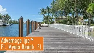 Grayed Out Advantage Ipe&trade; Dock (Fort Myers Beach, FL)