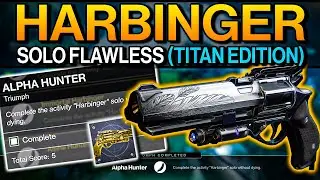 Destiny 2: HARBINGER Mission - SOLO FLAWLESS Guide For TITANS | I Used MALFEASANCE! (Beyond Light)