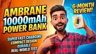 Ambrane 10000mAh Power Bank Review After 6 Months | Best Budget Power Bank?#6monthsreview #tech 