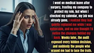 They Replaced Me While I Was on Medical Leave — So I Let the Truth Surface | Work Drama