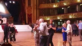 people dancing in blackpool tower ballroom. sept 2024.