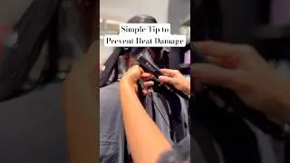 ✨Prevent Heat Damage with this Simple Tip ✨ #heatdamage #heatprotectant #healthyhairtips