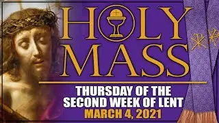 Daily Schedule at the Cabanatuan Cathedral | March 04, 2021 | Thursday | (5:30 pm)