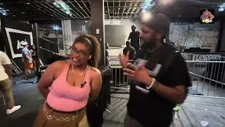 Dj Knuckles interviews Lucia Marte at AS&Eacute; 10￼ 