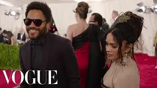 Lenny Kravitz and Lisa Bonet at the Met Gala 2015 | China: Through the Looking Glass