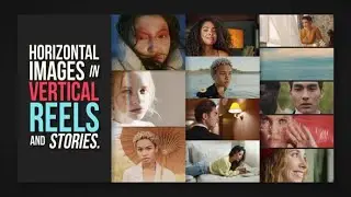 Horizontal Images in Vertical Reels and Stories | After Effects Template