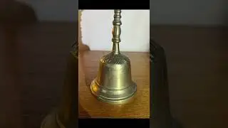 Vintage Brass Bell #vintagebrassbell #antiquebrassbell