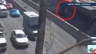 Se registra nueva volcadura en mismo punto donde auto &lsquo;vol&oacute;&rsquo; en Perif&eacute;rico Edomex