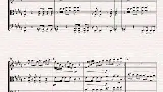Rather Be String Trio Sheet Music Cover Clean Bandit