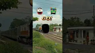 KERETA PENUMPANG LEWAT‼️TEBAK GAMBAR KERETA API LUCU JADI LOCO CC206,BUS CAT #keretaapi #tebakgambar