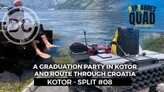 A GRADUATION PARTY in Kotor (Montenegro) 😱​ | Quad route day 8: Montenegro - Croatia