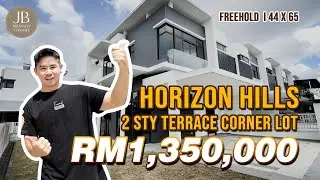 【二手房LIVE】Horizon Hills  | The Green | 18尺空地 | 双层保安实施 | 2 Sty Terrace Corner Lot | 44 x 65 | Freehold