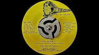 The World Famous Mad Lads And The Crossfire Band - You Blew It
