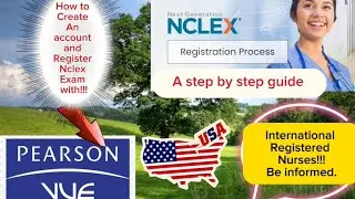 How to create an account with Pearson Vue and register your Nclex Exam (A step by step guide)