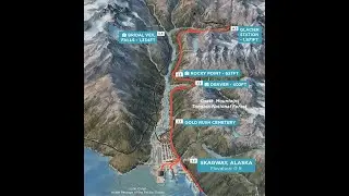 White Pass & Yukon Route Railroad Train Ride Scenic Journey Skagway Alaska  September 2021