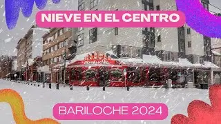 🔴 TERRIBLE NEVADA en Bariloche - Recorrido por el Centro Cívico junio 2024