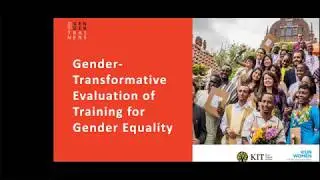 Gender Transformative Evaluation of Training for Gender Equality