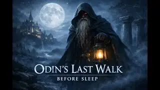 ODIN&rsquo;S LAST WALK BEFORE SLEEP 🌙 Norse Mythology Bedtime Story for Deep Sleep with Gentle Rain