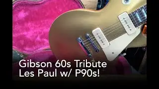 Gibson Goldtop 60s Tribute P90 Pickups! 7 Pound Les Paul!!