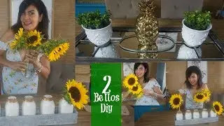 COMO DECORAR EL COMEDOR  |  2 DIY  Hermosos y Económicos 🌻🍍