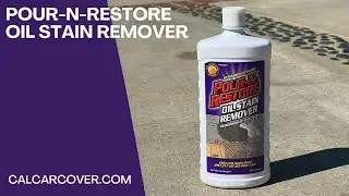 Pour and Restore Oil Stain Remover for Driveway, Brick, Concrete and Asphalt at California Car Cover